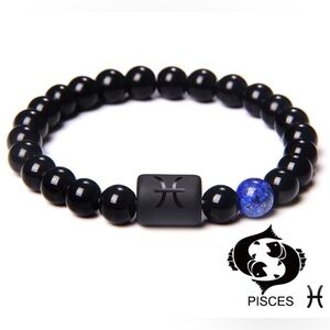 PISCES Beaded Bracelet 8mm Beads